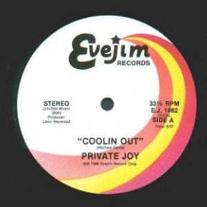Front Cover Single Private Joy - Coolin' Out
