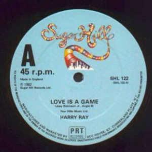 Front Cover Single Harry Ray - Love Is A Game