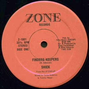 Front Cover Single Shiek - Finders Keepers
