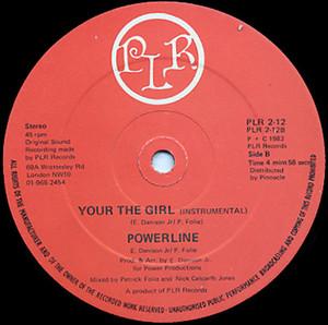 Front Cover Single Powerline - Your The Girl