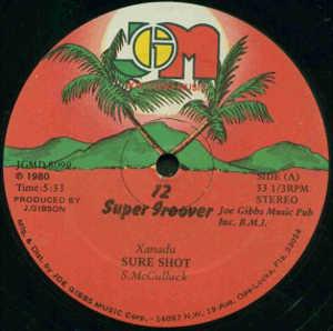 Front Cover Single Xanadu And Sweet Lady- Joe Gibbs And The Professionals - Sure Shot