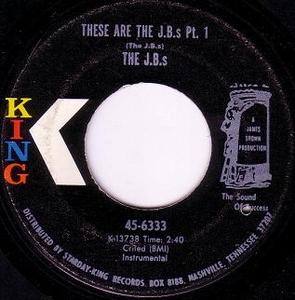 Front Cover Single The J. B.'s - These Are The J.B.'s