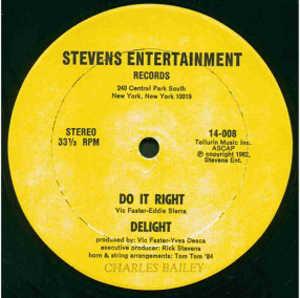 Front Cover Single Delight - Do It Right