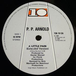 Front Cover Single P.p. Arnold - A Little Pain