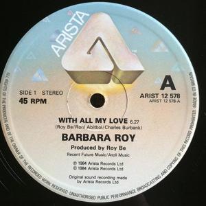 Front Cover Single Barbara Roy - With All My Love