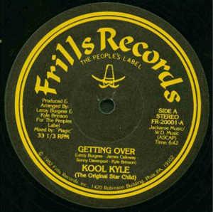 Front Cover Single Kool Kyle - Getting Over