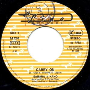 Front Cover Single Sahara - Carry On