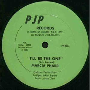 Front Cover Single Marcia Pharr - I'll Be The One