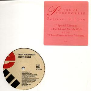 Front Cover Single Teddy Pendergrass - Believe In Love