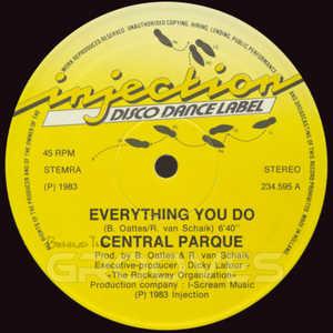 Front Cover Single Central Parque - Everything You Do