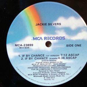 Front Cover Single Jackie Silvers - If By Change
