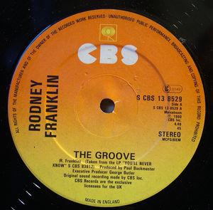 Front Cover Single Rodney Franklin - The Groove