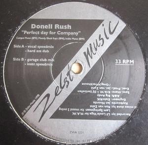 Front Cover Single Donell Rush - Perfect Day For Company