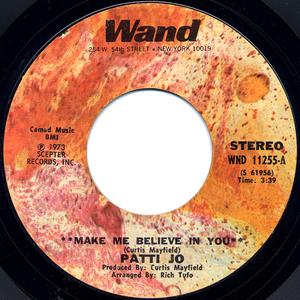 Front Cover Single Patti Jo - Make Me Believe In You