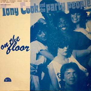 Front Cover Single Tony Cook (and The Party People) - On The Floor