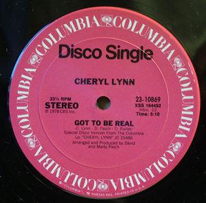 Front Cover Single Cheryl Lynn - Got To Be Real