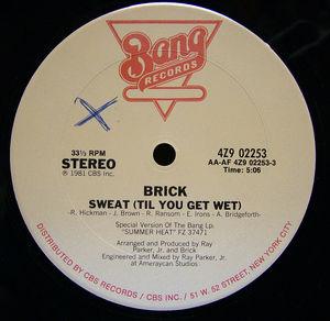Front Cover Single Brick - Sweat