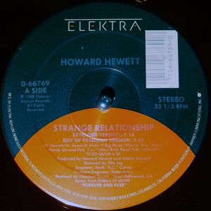 Front Cover Single Howard Hewett - Strange Relationship