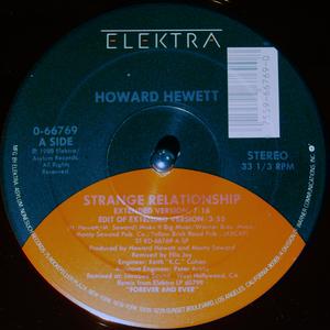 Front Cover Single Howard Hewett - Strange Relationship