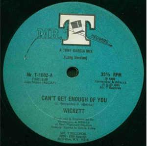 Front Cover Single Wickett - Can't Get Enough Of You