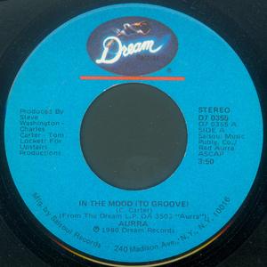 Front Cover Single Aurra - In The Mood (To Groove)