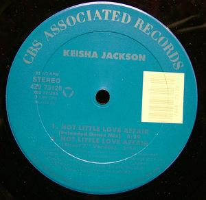Front Cover Single Keisha Jackson - Hot Little Love Affair