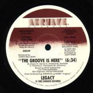 Front Cover Single Legacy - The Groove Is Here