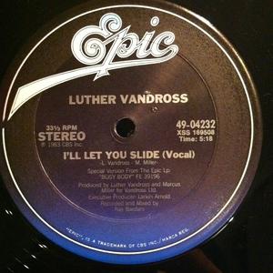 Front Cover Single Luther Vandross - I'll Let You Slide
