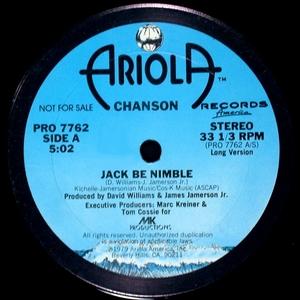 Front Cover Single Chanson - Jack Be Nimble