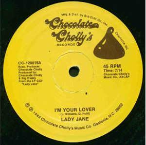 Front Cover Single Lady Jane - I'm Your Lover