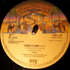 Front Cover Single Cameo - Throw It Down