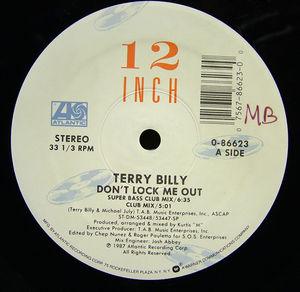 Front Cover Single Terry Billy - Don't Lock Me Out