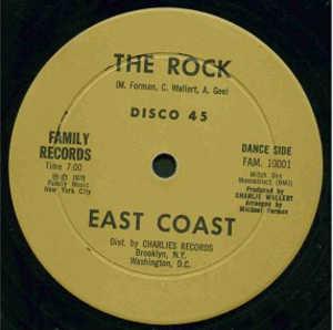 Front Cover Single East Coast - The Rock