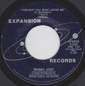Front Cover Single Bobby Jonz - Thought You Were Loving Me