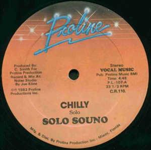 Front Cover Single Solo Souno - Chilly