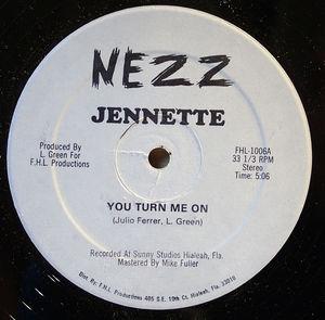 Front Cover Single Jennette - You Turn Me On