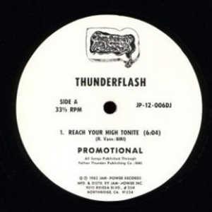 Front Cover Single Thunderflash - Reach Your High Tonite