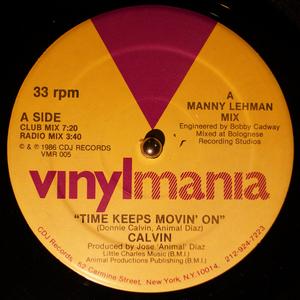 Front Cover Single Calvin - Time Keeps Movin' On