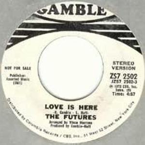 Front Cover Single The Futures - Love Is Here