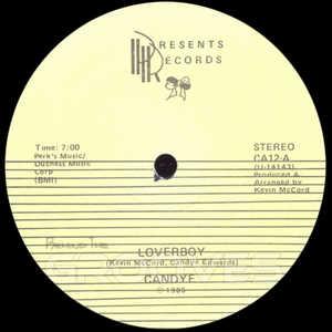 Front Cover Single Candye - Loverboy