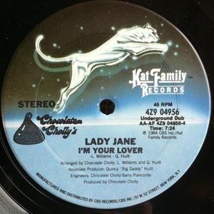 Front Cover Single Lady Jane - I'm Your Lover