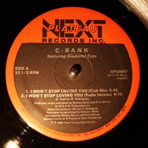 Front Cover Single C-bank - I Won't Stop Loving You