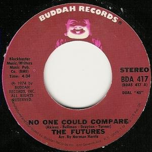 Front Cover Single The Futures - No One Could Compare