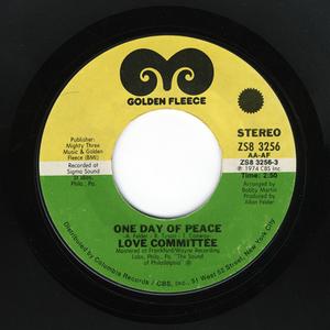 Front Cover Single Love Committee - One Day Of Peace