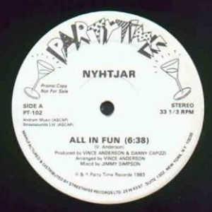 Front Cover Single Nyhtjar - All In Fun