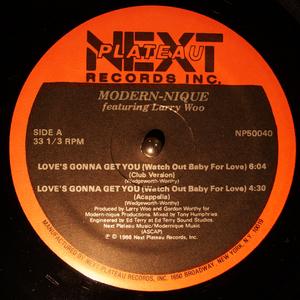 Front Cover Single Modernique - Love's Gonna Get You Feat. Larry Woo