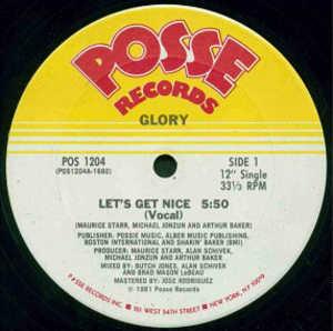 Front Cover Single Glory - Let's Get Nice