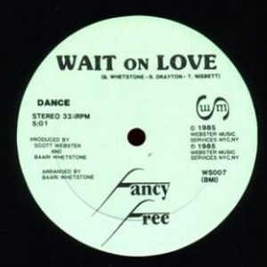 Front Cover Single Fancy Free - Wait On Love