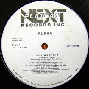 Front Cover Single Aurra - Like I Like It