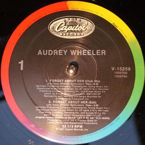Front Cover Single Audrey Wheeler - Forget About Her